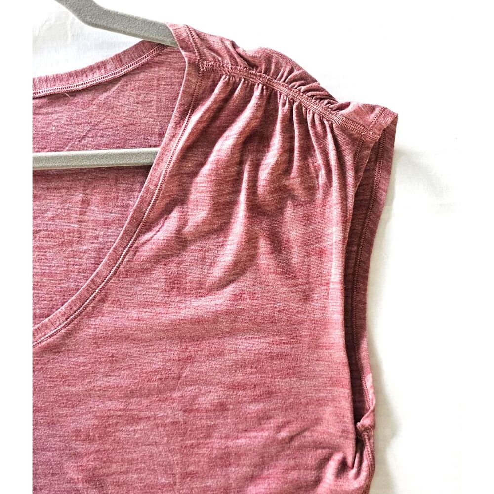 Lululemon Women’s V-Neck Sleeveless Top Pink Sz. 12 | Studio to Street Yoga Tank